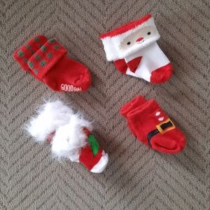 Baby Christmas socks